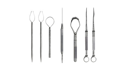 Surgical Instruments, isolated on transparent background