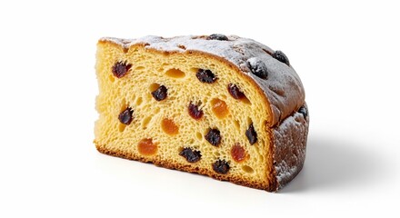 Panettone italian sweet bread christmas cake dessert holiday food baked goods traditional holiday treat