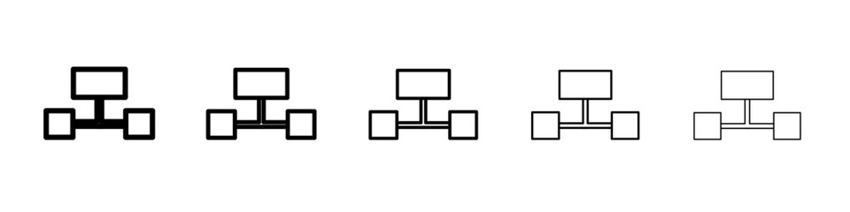 classcification icon simple isolated vector sign