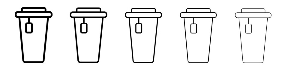 coffee icon simple isolated vector sign