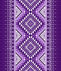 seamless geometric pattern, purple, white and black, ethnic, traditional, abstract, seamless, pattern design for wrap, carpet, decorative, wallpaper, fashion, fabric, illustration, Navajo native