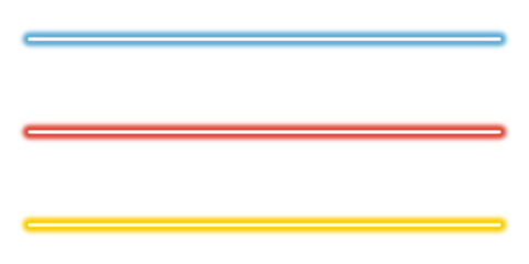 Colorful neon line set design elements