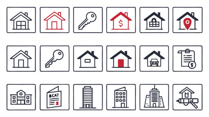 real estate icons