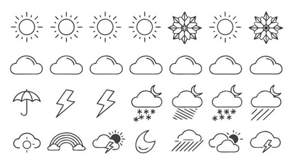 Weather Icons Set