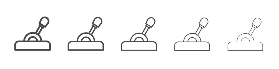 lever icon simple isolated vector sign