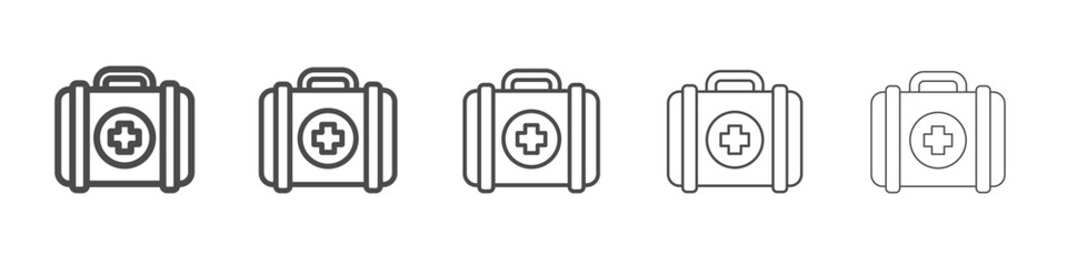 med kit icon simple isolated vector sign