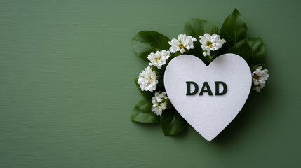 Heartfelt Father's Day Tribute with Flowers