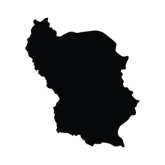 Obraz premium Iran map on white background vector 