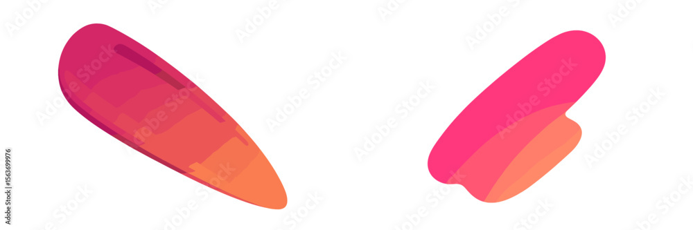 Poster colorful abstract shapes create a vibrant and dynamic visual effect in a minimalist design setting