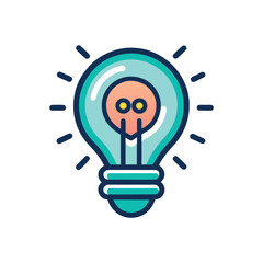 unique, minimal, 3d, idea icon, idea logo, vector files