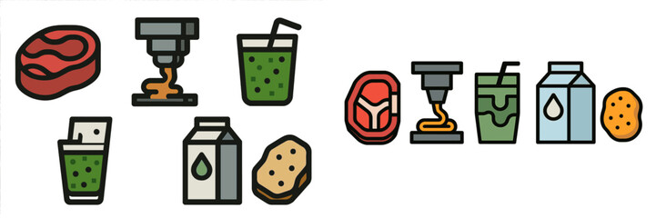 Creative food preparation and beverage arts showcasing various drinks and ingredients at a cooking event