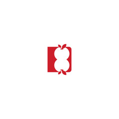 Apple B initial letter company logo.