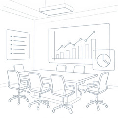 A modern conference room