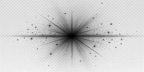 Obraz premium light speed traveling-An abstract design of Star jumping from a space ship 