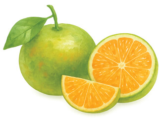 Mandarin_Orange_Watercolor