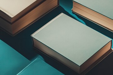 Ultra Quality Picture of High Angle of Hardback Books