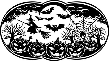 Halloween Vector Illustration: Spooky Designs and Creepy Graphics for Festive Fun