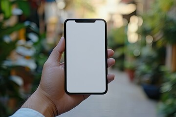 Pixel Perfect Picture of Close Up Worker Holding Smartphone