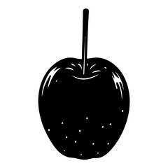 red apple isolated on white