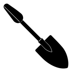 shovel isolated on white