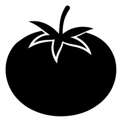vector illustration of a tomato