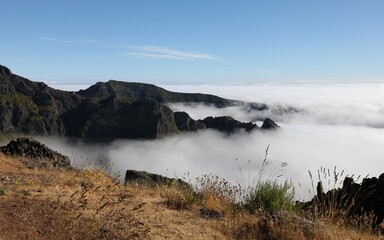 Pico do Arriero - vue aérienne - Madère