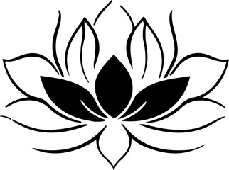 Lily Silhouette Vector Art,
Minimal Lily Flower Silhouette