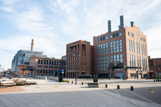 EC1 Science and Technology Center in Ł&oacute;dź. Centrum Nauki i Techniki education centre, located in the former heat power station on February 8, 2025 in Lodz, Poland.