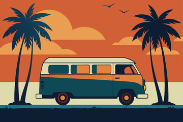 car on the beach