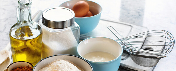 Ingredients for baking