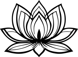 Water Lily Silhouette Vector Art, Water Lily Shadow Art Design, Water Lily Silhouette Illustration, Water Lily Floral Silhouette Vector, Water Lily Black Outline Vector, Water Lily Bloom Silhouette Ar