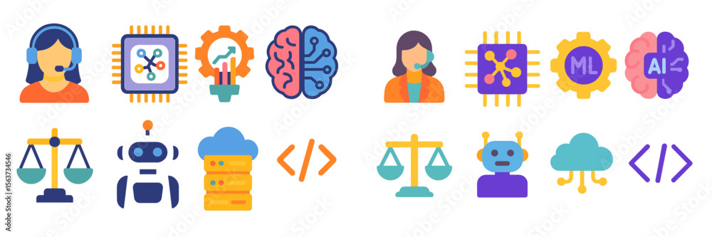 Poster Exploring technology with concepts of artificial intelligence, machine learning, and ethics in the digital age