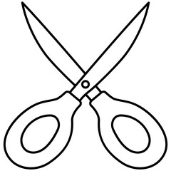 scissors icon vector