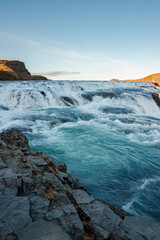 Fototapeta premium Gullfoss Waterfall, Hvita River, Iceland