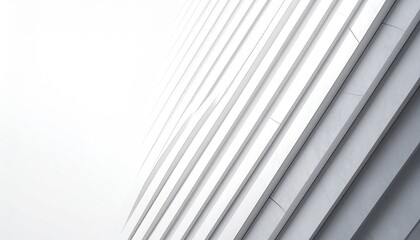 Fototapeta premium Abstract Geometric White Lines Design