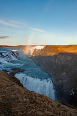 Fototapeta premium Gullfoss Waterfall, Hvita River, Iceland