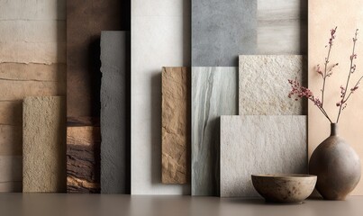 interior material trend 2025, recycled surfaces, eco-texture, soft matte finish, neutral tones 