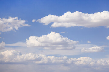 blue sky and white clouds