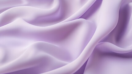 Obraz premium Lilac Silk Abstract: A soft and delicate lilac silk drapes in graceful folds, its smooth texture reflecting light in subtle highlights.