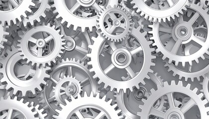 Complex Interlocking Gears Background