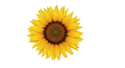 Fototapeta premium sunflower isolated on white