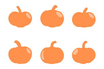Pumpkin illustration design set