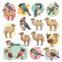 Expressive Earthworms: Playful Vector Art