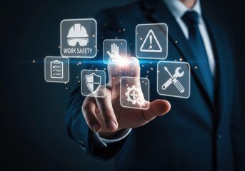 Workplace safety management system and industrial hazard control concept