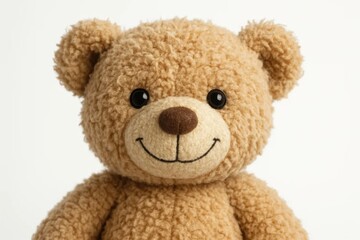 Obraz premium A brown bear with a smiley face on its face