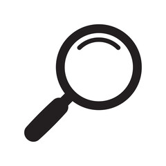  Search icon. Magnifying glass icon, magnifier symbol.