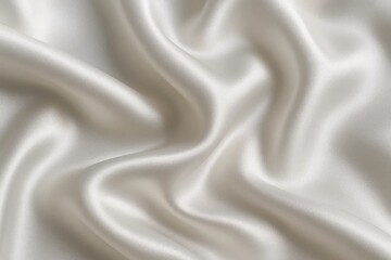 Fototapeta premium A close up shot of a white satin fabric