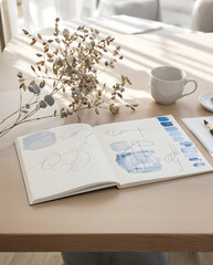 cup of tea and book
