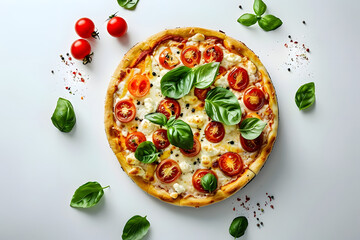 pizza with vegetables