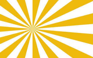 Abstract background with Classic vintage sun rays swirling pattern background. Vintage beam sunburst texture. Burst sunrise sunbeam element spiral striped sunray template. Yellow and white twisted